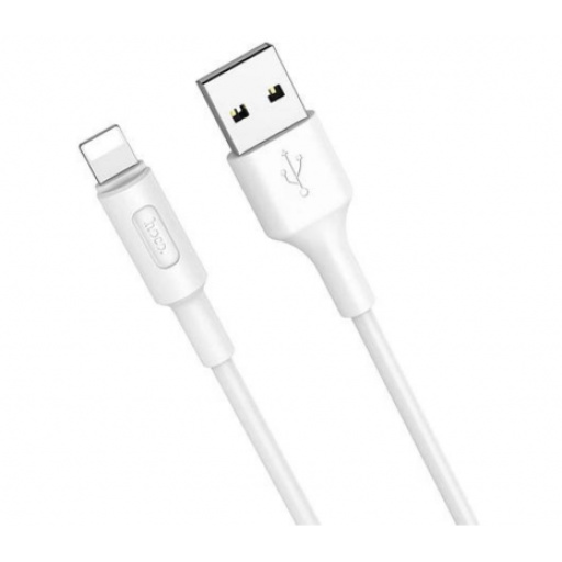 CABLE HOCO X25 LIGHTNING BLANC