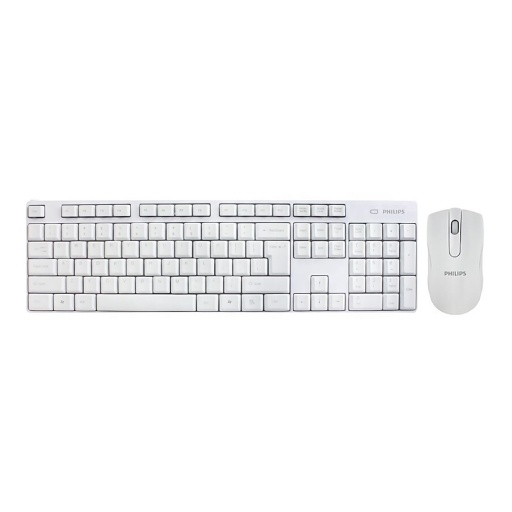 Mouse Y Teclado Inal�mbricos Philips Spt6501w 2,4ghz