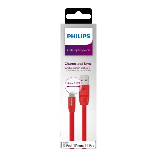 Cable Usb A - Lightning Philips Dlc2508c 1,2m