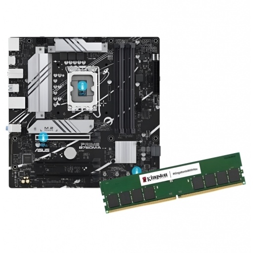 Combo Mother Asus Prime + Memoria Kingston DDR5 16GB
