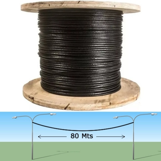 CABLE UTP | CAT5E | EXTERIOR | AUTOSUST. | DOBLE VAINA | 300M COBRE | MPT