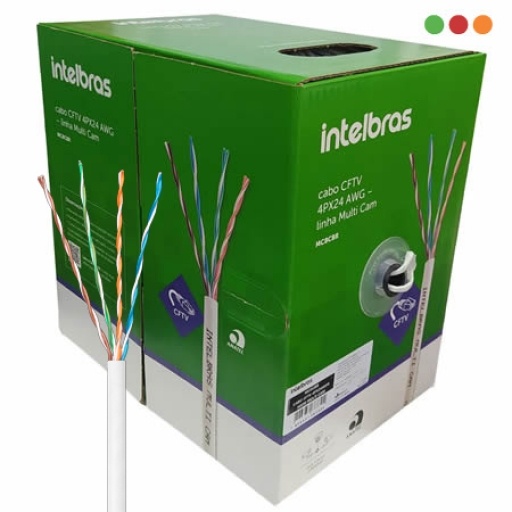 CABLE UTP | CAT5E | INTERIOR | 305M | BLANCO | COBRE | INTELBRAS | IL5CBR