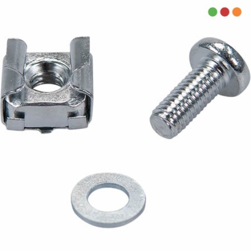 Racks - KIT de Tornillos + tuerca + cazoleta x 100 Unidades KPP - INTELBRAS