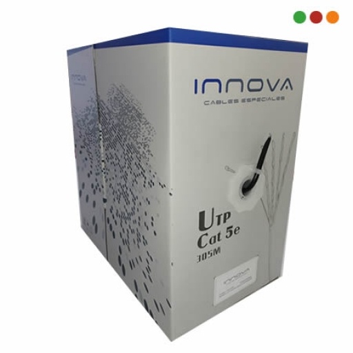 CABLE UTP/FTP | CAT5E | EXTERIOR | 305M | NEGRO | COBRE | INNOVA | 1413/5Ex