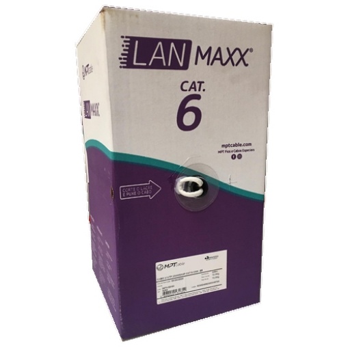 CABLE UTP | CAT6 | EXTERIOR | 305M | NEGRO | COBRE | MPT | MAXX/6B-CMX