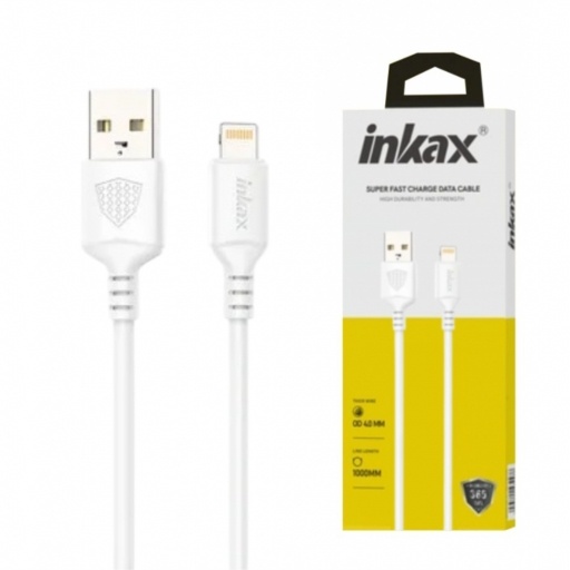 Cable Inkax Lightning 3.1A blanco