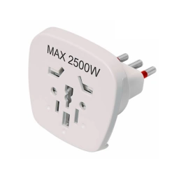 Adaptador de Corriente Universal a 3 en L�nea 10A 250V