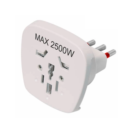 Adaptador de Corriente Universal a 3 en L�nea 10A 250V