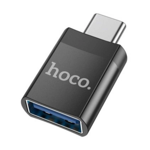 Adaptador Hoco UA17 USB-C A USB-A Negro