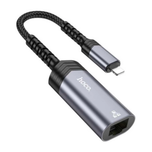 Adaptador Hoco UA26 Lightning a RJ45 10/100Mbps