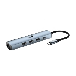 Adaptador Hub USB-C Genius 4 Puertos