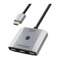 Adaptador Promate Mediaswitch-H3 HDMI 3 en 1 4K