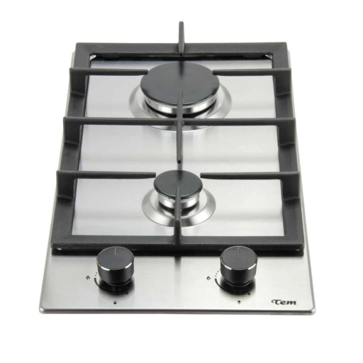Anafe a Gas TEM 2 Hornallas Inox con Encendido Automtico