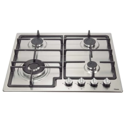 Anafe a Gas TEM 4 Hornallas Inox con Encendido Automtico