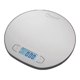 Balanza de Cocina Digital Cuori 15kg Recargable Con Timer