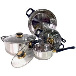 Bater�a de Cocina Kassel Acero Inoxidable 7 Piezas