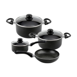 Bater�a de Cocina Cuori Black 7 Piezas