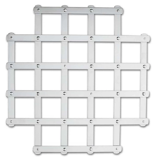 Salvamantel de Acero Cromado 270x260mm