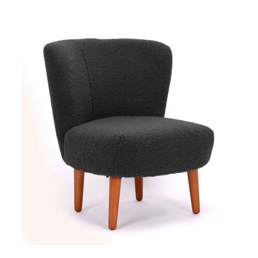 Butaca Unsi Furniture Zarina Gris Madera y Tapizado