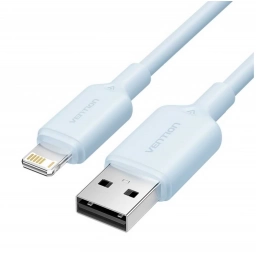 Cable de USB A a Lightning 2.4A 2metros Vention Celeste