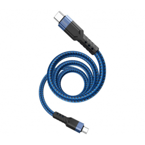 Cable Hoco U110 USB-C A USB-C 1.2m Azul Carga R�pida