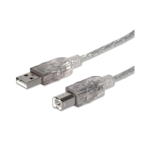 Cable Manhattan USB 2.0 a USB A/B Para Impresoras 4,5m