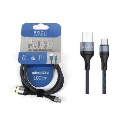 Cable Micro USB Roca Rude 1 Metro 3A