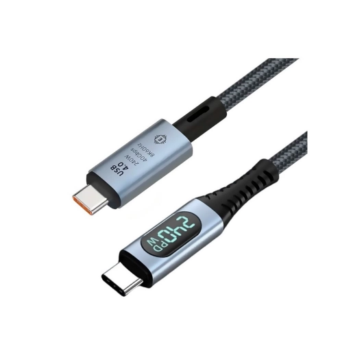 Cable USB-C 4.0 a USB- C 100W 40Gbps 1m