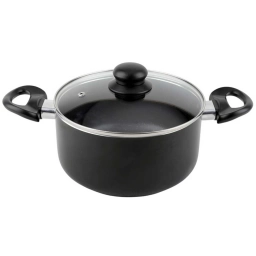 Cacerola Cuori Black 16cm Antiadherente Con Tapa