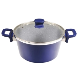 Cacerola Cuori Mare 24cm Ceramica Antiadherente Con Tapa