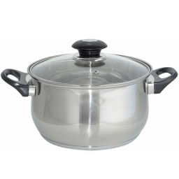 Cacerola Acero Inoxidable 1.5L Giulia 16cm Apta Inducci�n