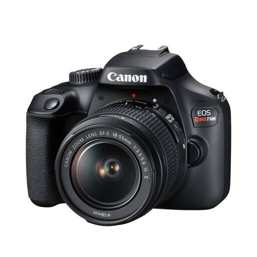 Cmara Canon EOS Rebel T100 WiFi con Lente 18-55mm