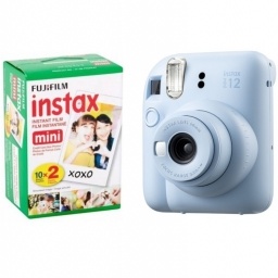 C�mara Instant�nea Fujifilm Instax Mini 12 con Papel Fujifilm x20