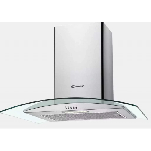 Campana Extractora Candy Vidrio Curvo 60 cm Inox