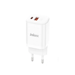 Cargador Inkax USB A USB C 20W 
