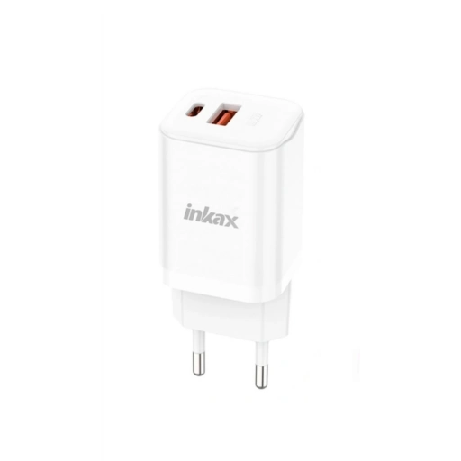 Cargador Inkax USB A USB C 20W 