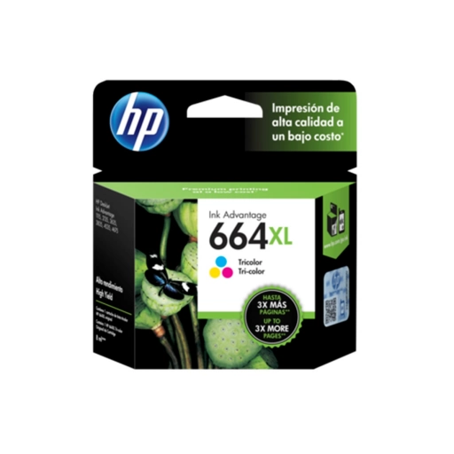 Cartucho HP 664 XL Tricolor Rendimiento 330 p�ginas