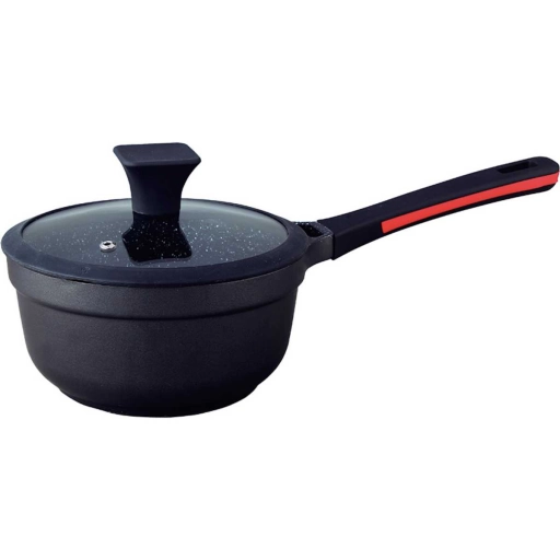 Cazo Cuori Nero 18cm Fundici�n Antiadherente Inducci�n