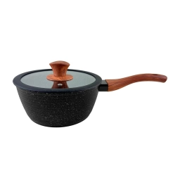 Cazo Cuori Preto 20cm 2.5 Litros Antiadherente 