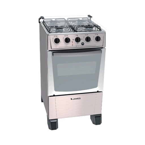 Cocina Combinada James 4 Hornallas C 205 B Inox
