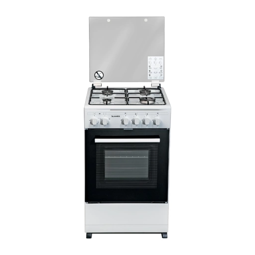 Cocina Combinada James 4 Hornallas C 550 TKS Blanca