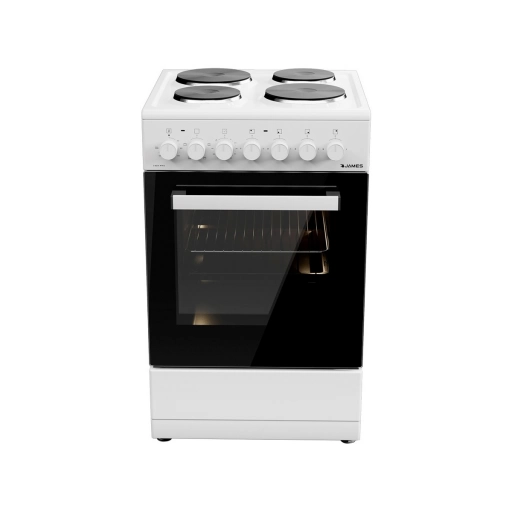 Cocina Elctrica James 4 Hornallas C-801 A RTKS Blanca