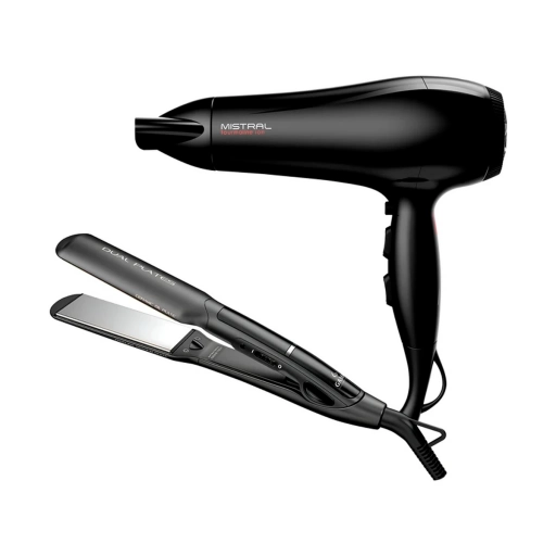 Combo Gama Planchita X-Wide y Secador Mistral Ion