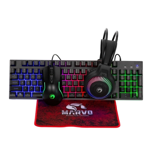 Combo Gamer Marvo CM416 Teclado Mouse y Pad