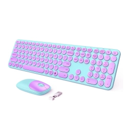 Combo Inalmbrico Mouse y Teclado Seenda WGJP-073-3 Verde