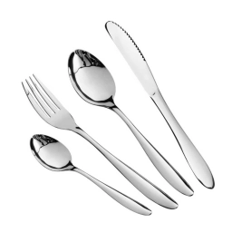 Cuberteria Cuori Giulia 24 Piezas Acero Inoxidable