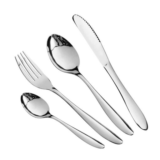 Cuberteria Cuori Giulia 24 Piezas Acero Inoxidable