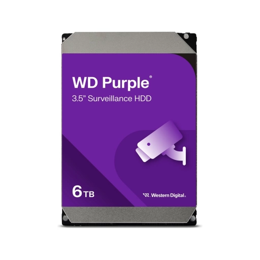 Disco Duro WD Purple 6TB 3.5 pulgadas SATA 5640rpm