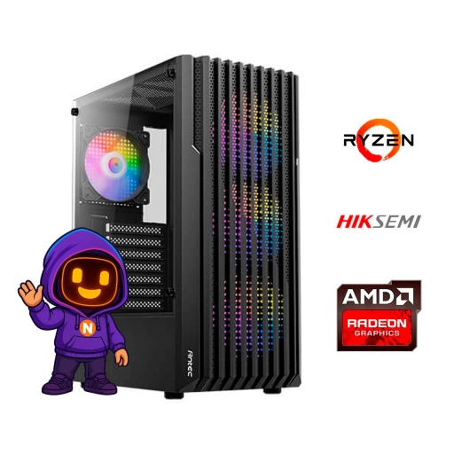 PC Gamer Trixel Ryzen 7 5700G � Gr�ficos integrados � 16GB � SSD 512GB - Rendimiento sin placa dedicada
