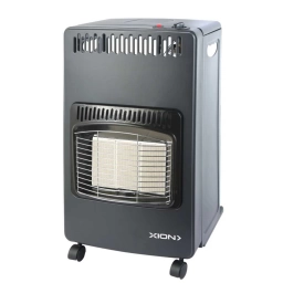 Estufa A Gas Xion 13kg 3 Paneles con Valvula y Manguera